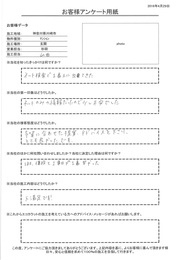 予算に合わせた提案、アドバイスを下さりとても良かったです。大満足です！