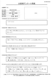 細かい所まできちんと相談に乗って頂き、とても好感が持てました。臨機応変にご対応頂き、大変うれしかったです。