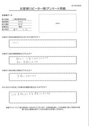 素晴しい出来上がりです。親切で丁寧でありがたかったです。本当に感謝しております。