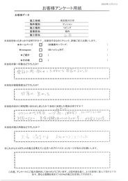 第一印象は電話で問合せ時から非常に良かった。施工内容も大変満足、ありがとうございました！